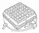 Free 🧇 Waffles Coloring Pages – Coloring Corner sketch template