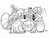 All Characters From My Neighbor Totoro coloring Pages  Letscoloritcom sketch template