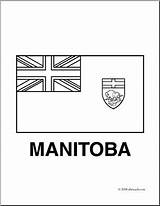 Clip Art Flags Manitoba coloring Page – Abcteach sketch template