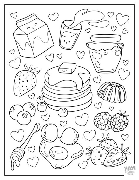 Kawaii Coloring Pages (Free Printable PDFs) in 2024 | Coloring book art ...