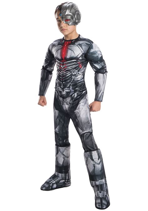 Justice League Deluxe Boy's Cyborg Costume