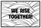 WE RISE TOGETHER Hot Air Balloon Coloring Pages Worksheet By Swati Sharma sketch template
