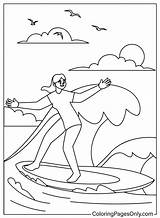 30  Surfing Coloring Pages Free Printable PDF & Online sketch template