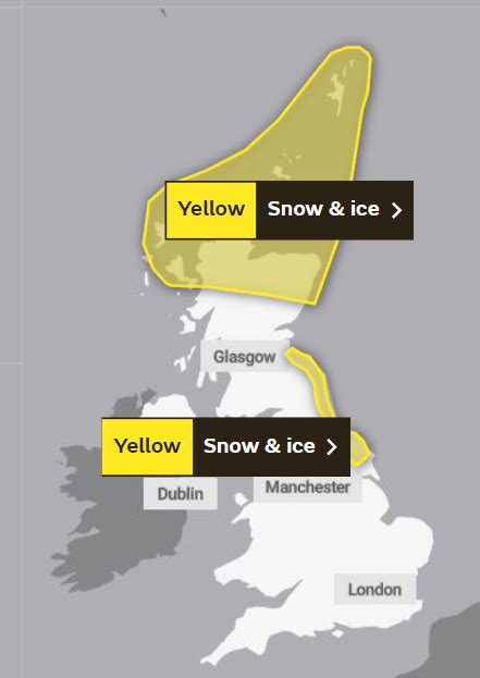 Met Office map reveals where snow is expected as weather warning issued ...