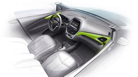 Chevrolet Spark interior (2015) :: Behance