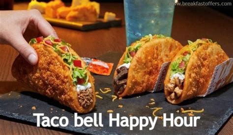 Taco bell Happy Hour | Happier Hour Deals and Specials - Breakfast Offers