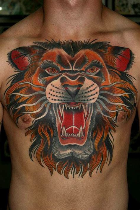 old school tattoos - Google Search | Traditional lion tattoo, Lion ...