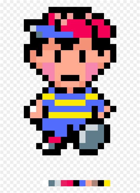 Download Ness - Ness Earthbound Sprite Clipart Png Download - PikPng