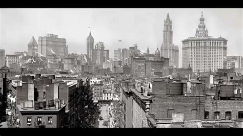 Amazing Old New York City Skyline Views 1901 - YouTube