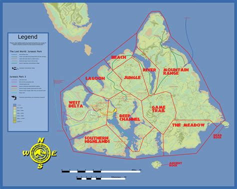 Map of Isla Sorna | Return to New Lands Wikia | FANDOM powered by Wikia