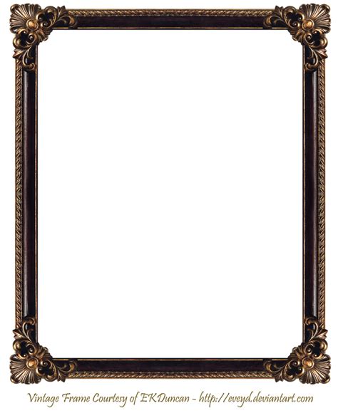 Elaborate Wood Frame 3 by EKDuncan by EveyD | Picture frame designs ...