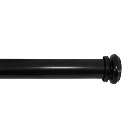 Home Decorators Collection 36 in. - 72 in. Mix and Match Telescoping 1 in. Single Curtain Rod in ...