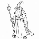 Wizard Color Sheets Free  Printable Kokoprintcom sketch template