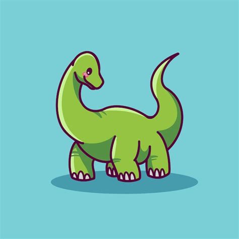 Premium Vector | Cute dinosaur cartoon character