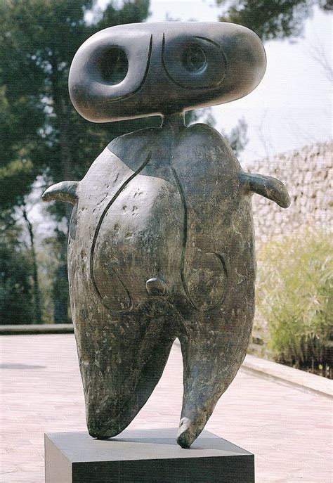 Joan Miró, sculpture at Fondation Maeght, Saint Paul de Vence, France ...