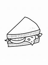 Coloring Sandwich Pages Cream Ice Cookie Template National Board  sketch template
