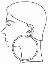 Hoop Earring coloring page  Free Printable Coloring Pages sketch template
