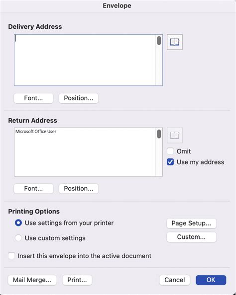 How to print addresses on envelopes on word online - WordOnlineTips.com