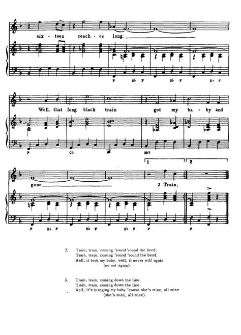 MYSTERY TRAIN Piano Sheet music | Easy Sheet Music