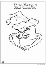 Grinch Coloring Page Printable  Templates sketch template