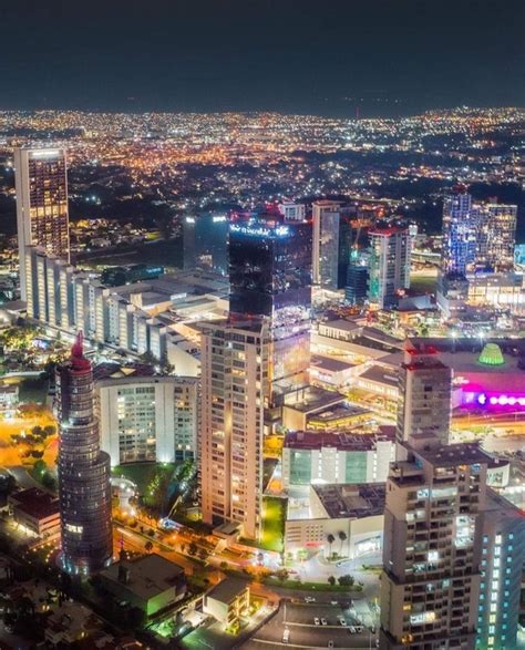 Guadalajara Mexico skyline at night - Photorator