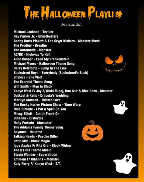 The Best 30 Songs For Your Halloween Party - Halloween Playlist Ideas