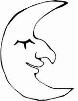 Simple Full Moon Coloring Page  Free Printable Pages For Kids sketch template