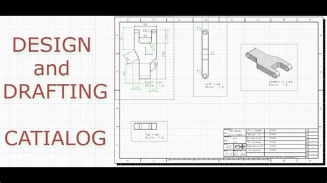 Design and Drafting - CATIA V5 - CATIALOG - YouTube