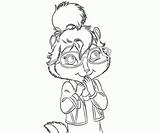 Brittany In Chipettes Coloring Page  Free Printable Pages For sketch template