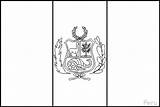 Peru Flag Coloring Page  Home sketch template