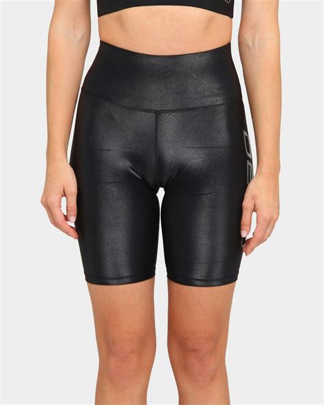 Dead Sport Women's Wet Look Bike Shorts Black | Culture Kings US