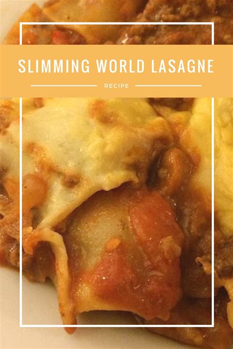 Slimming World lasagne style using your healthy extra for the cheese