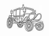 Cinderella Carriage Coloring Pages sketch template