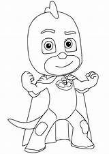 Easy coloring Of PJ Masks  PJ Masks Coloring Pages sketch template