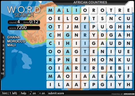 Word Search (Arkadium) - Play Online on Flash Museum 🕹️