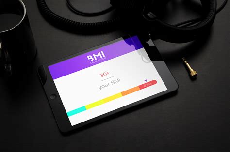 BMI calculator app prototype :: Behance