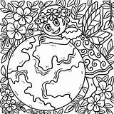 Save Mother Earth Drawing For Kids sketch template