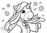 Beautiful Unicorn Girl Coloring Page For Free  Diy Magazinecom sketch template
