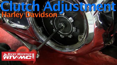 How To Adjust a Cable Driven Clutch on a Harley Davidson Motorcycle - YouTube