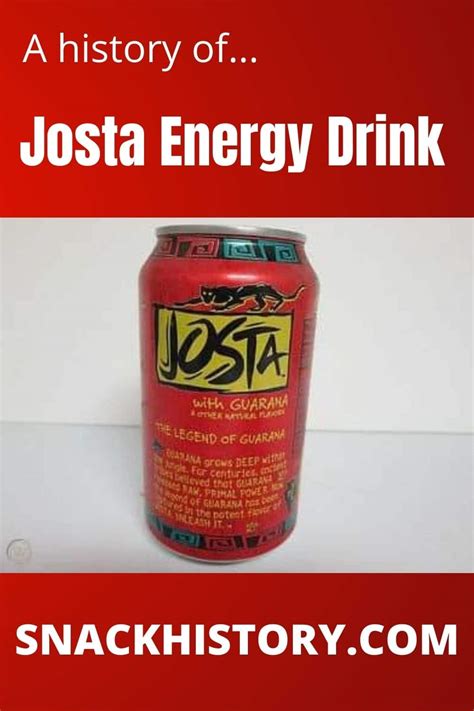 Josta Energy Drink (History, Pictures & Commercials) - Snack History