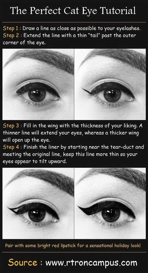 The Perfect Cat Eye Makeup Tutorial Pictures, Photos, and Images for ...