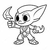 Stealth Elf In Action Skylanders Coloring Page  Pagescom sketch template