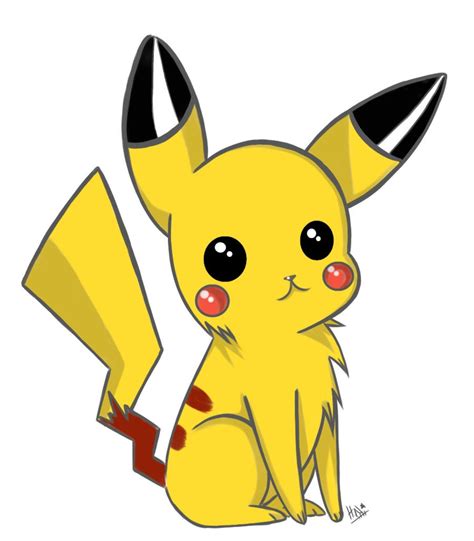 Chibi Pikachu by Nocturnally-Blessed on DeviantArt