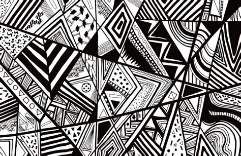 Abstract art drawing in black and white ~ Creative Art and Craft Ideas | Pattern art, Abstract ...