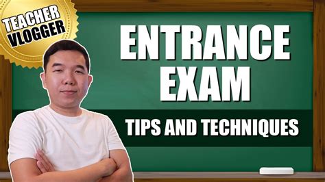 Entrance Exam Tips | Preparing for Senior High School and College Exam - YouTube