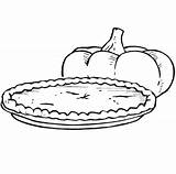 Pumpkin Pie Coloring Page Free Printable  Sheet sketch template