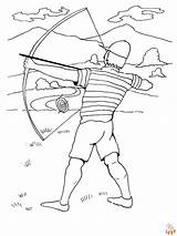 Coloring Pages Archery Pictures sketch template