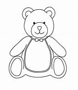 Printable Teddy Bear Coloring Pages – PrintableLib sketch template