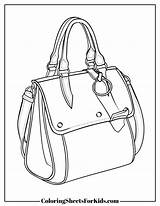 Purse Coloring Pages Free Printables  Sheets For Kids sketch template