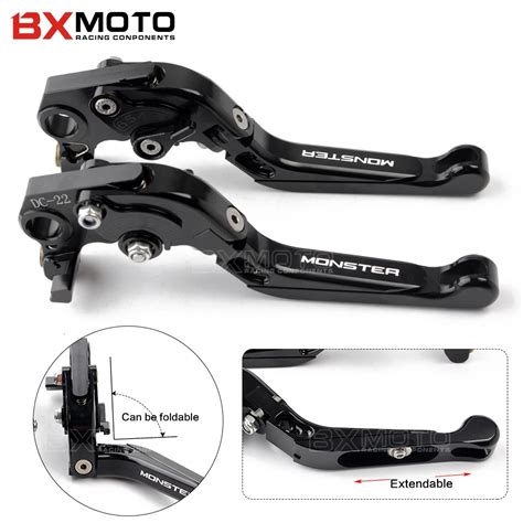 for Ducati monster 821 2014 2015 2016 2017 accessories Motorcycle Parts cnc adjustable Foldable ...